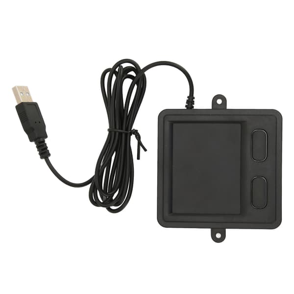 USB Touchpad Bærbar Høj Sensitivitet 2 Knapper Sort Design til Laptop Desktop Hjemmekontor