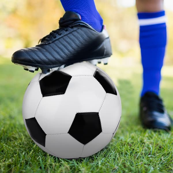 Størrelse 4 Klassisk Sort Hvid Standard Fodbold Træningsfodboldudstyr Skolelegetøj