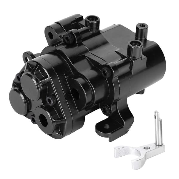 Central Gear Box Shell Tilbehør Passer til Traxxas TRX-4/6 1/10 RC Bilserie Sort