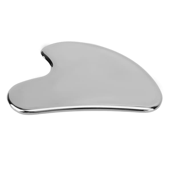 Gua Sha massageværktøj i rustfrit stål, ergonomisk spejlpoleret, hurtig positionering, arm- og ben-skraber