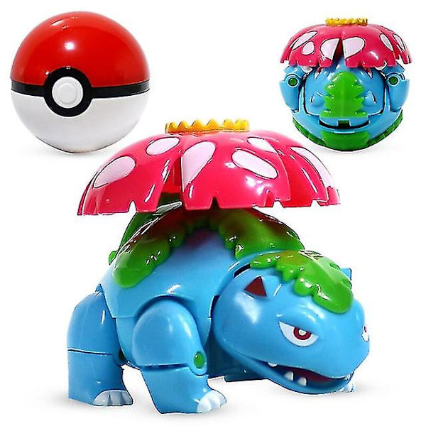 Elf Elf Ball Deformation Leksak Modell Pikachu frogflower