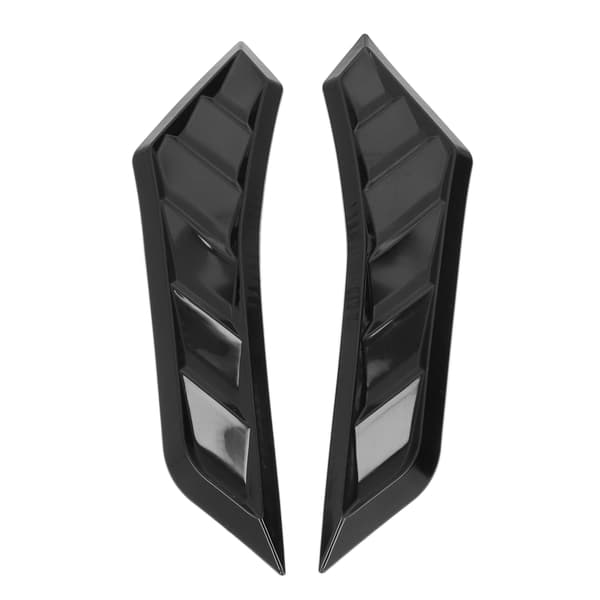 2 STK. Blank Sort Motorhjelmsventiler Gummi Front Motorhjelmsventil Universal Bil