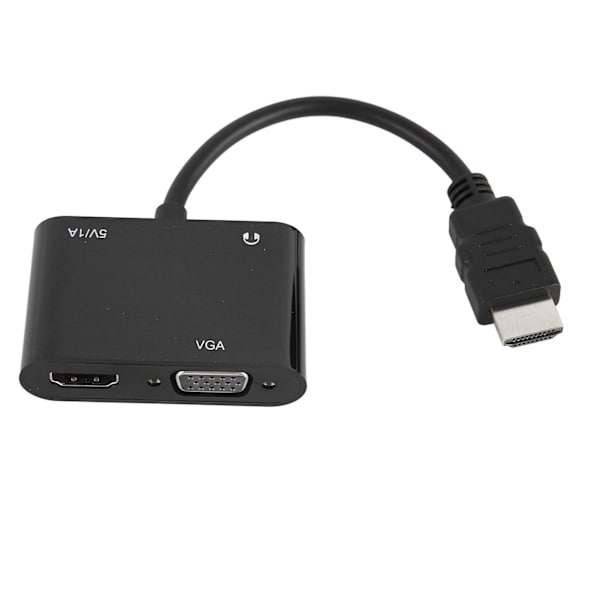 HD Multimedia Interface til VGA HD Multimedia Interface Adapter 1920x1080 HDTV Adapter for Datamaskin Stasjonær PC Laptop