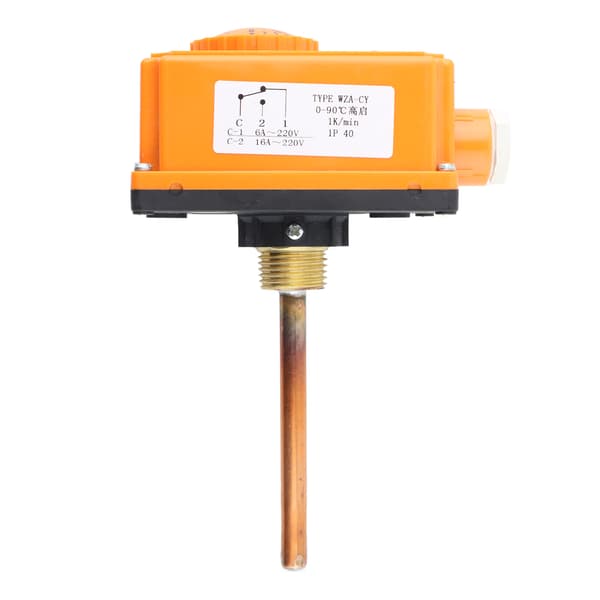 G1 2 tums högtemperaturtermostat vattenrör temperaturregulator 90C varmstart