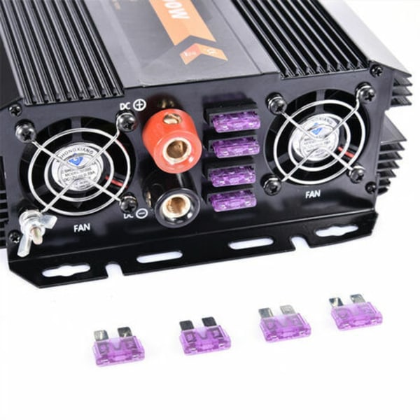 1000W modifierad power DC12V till AC 220V-omvandlare (EU-förordning)