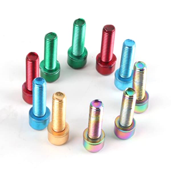 Titaniumbelagte M5x18mm Letvægts Styreskruer