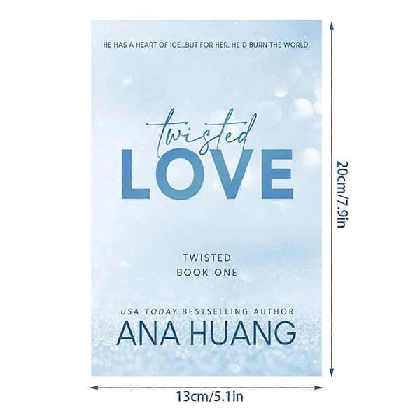 Twisted-serien Ana-Huang Alla böcker Set Twisted-Love/Games/Hate/Lies Böcker Set för män kvinnor Love