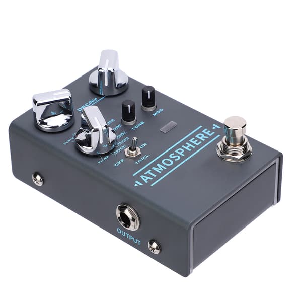 Digital Reverb Pedal 9 Ambiance Effects Bypass Gitarrtillbehör R4