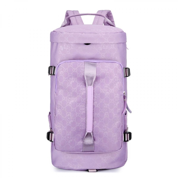 Suuren kapasiteetin kannettava matkalaukku Gym-laukku Suurikapasiteettinen säilytyslaukku Muoti violetti