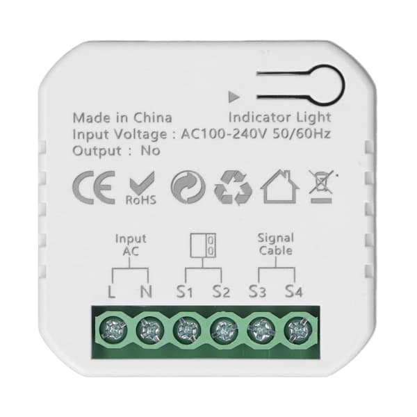 Smart Zigbee Garasjeportkontroller Stemmefjernkontroll Rullegitter Åpner 100-240V EU-plugg
