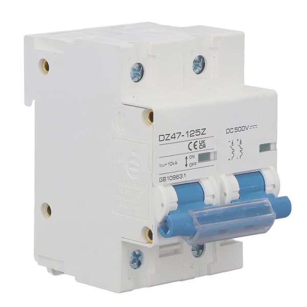 10KA 2P Professionel DC Afbryderkontakt til Solcelleanlæg DC500V D125 125A