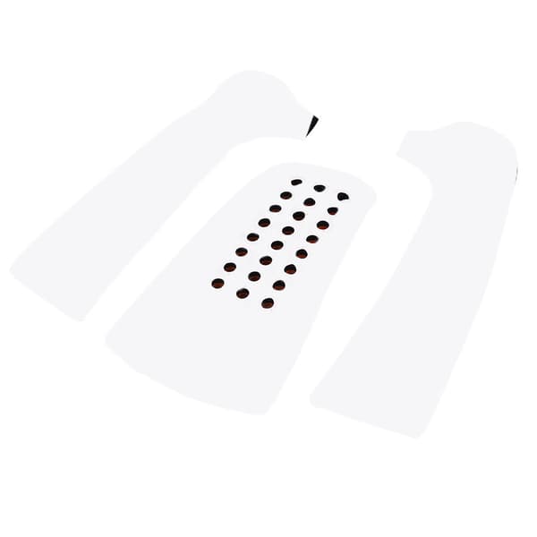 1 Set EVA Surf Surfbräda Halkskydd Pad Short Board Foot Pad (vit)