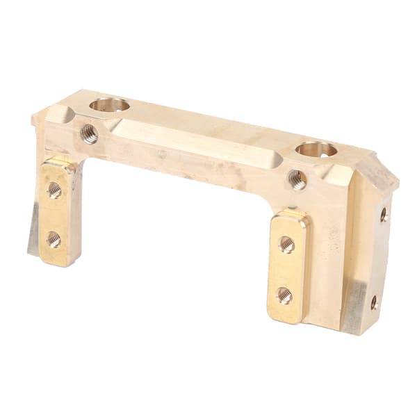 Messing Forreste Bumper Mount Servo Mount Fjernstyret Model Tilbehør Passer Til Axial SCX10II RC Bil