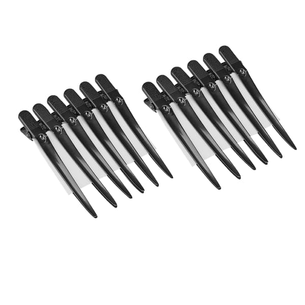 12 stk. Hårstyling Clips Salon Sektionering Hårnåle Sort