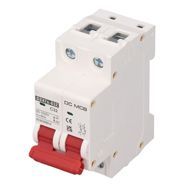 2P Afbryder 6000A Brydeevne Solcelle PV System Mini Afbryder DC1000V 32A