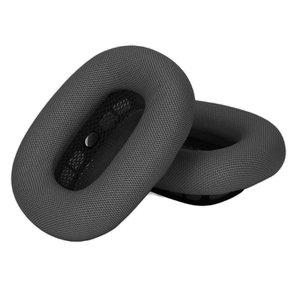 AirPods Max Hörlurar Öronkuddar Mjukt Memory Foam Proteinläder Öronkuddar Svart