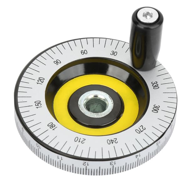80mm Solid Bakelitt Håndsveiv Skala Maskintilbehør