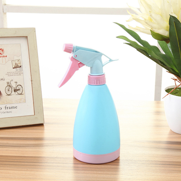 sprøjte til vanding af blomster, håndtryksdesinfektionsvandkande, 3 stk (pink+blå+beige, 500ml)