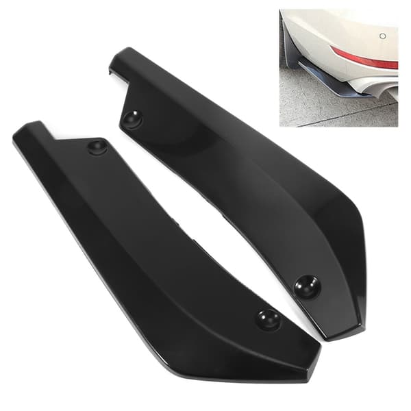 Par bagkofanger læbe spoiler diffusere Anti Scratch Protector Universal bil udvendige dele