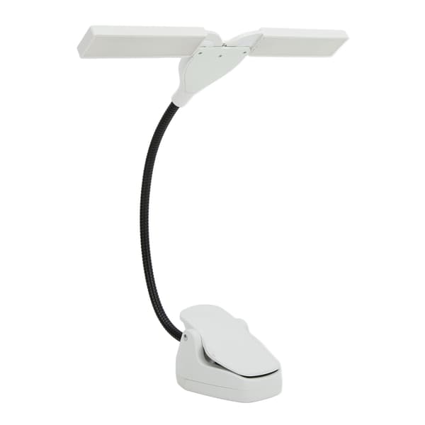 Notestativlys LED Oppladbart Bøybart Profesjonelt Design Hvit Lampe for Konserter Hjemme