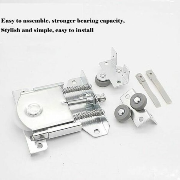 Garderobe skydedørshjul Nylon skydedørsrulle skydedørsrulle 2stk
