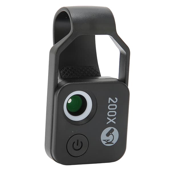 200X Universal Telefon Mikroskop Clip med CPL Linse til iPhone Android