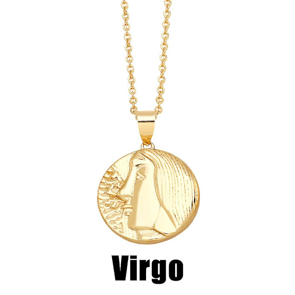 Halsband Vintage Zircon Constellation Modesmycken Ac8505 Virgo