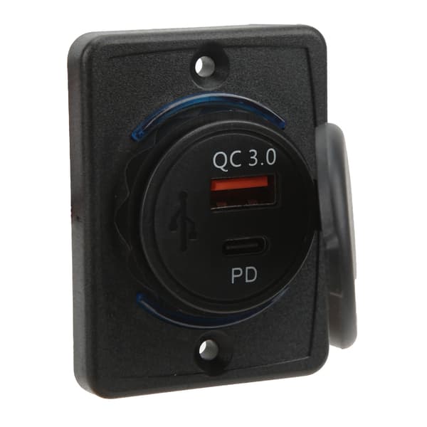 18W PD QC3.0 USB Hurtigoplader Adapter 12-24V Input Universal til RV Elektrisk Udstyr