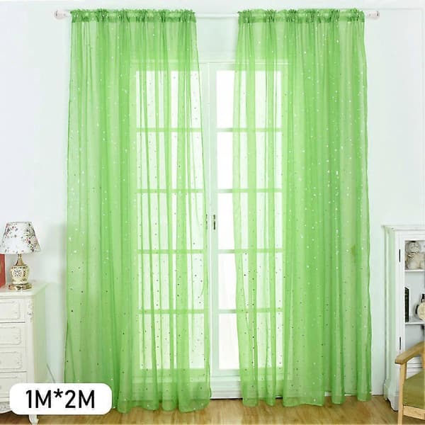 Romantisk tyllgardin elegant, romantisk for barnerom green 1m*2m