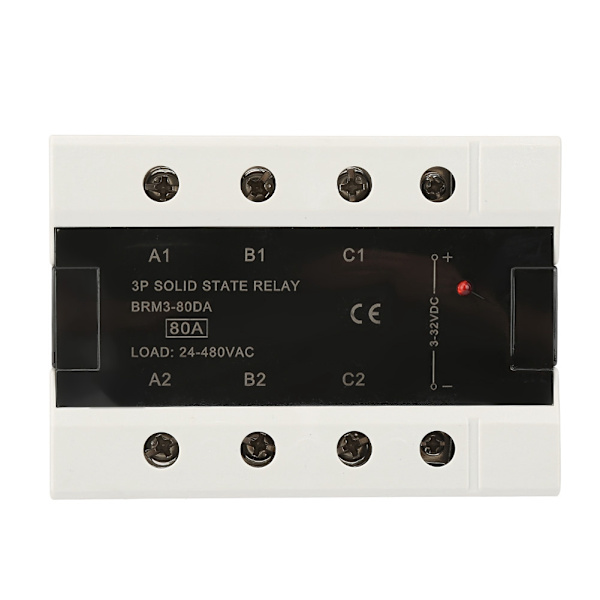 BRM3-80DA 3-fas Solid State Relä 24-480VAC Laststyrning
