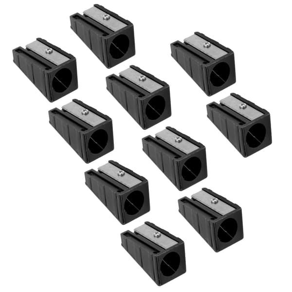 10 stk. Barbara Billiard Cue Tip Shaper Pen Sharpener Shape Black