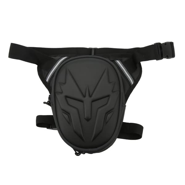 Motorcykel Benpose PVC Mat Drop Benpose Multifunktionel Lårposer til Udendørs Sort