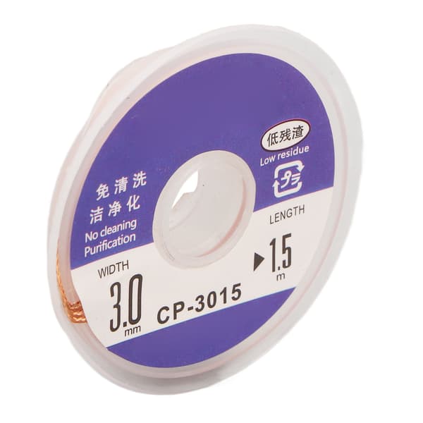 CP 3015 PCB 1.5m Lavrester Soft Braid Desoldering Wick