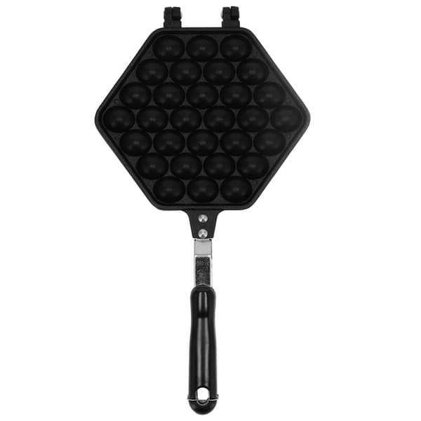 30 Hull Non-stick Egg Puff Maker i Aluminiumlegering for Hjemmekjøkken
