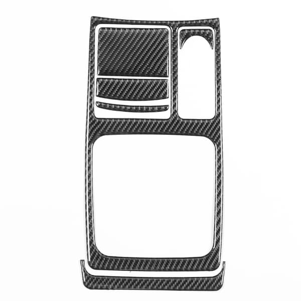 6-Lagers Kolfiber Interiör Växelpanel Skydd Medförare Kompatibel Mitsubishi Lancer GTS 2008-2016