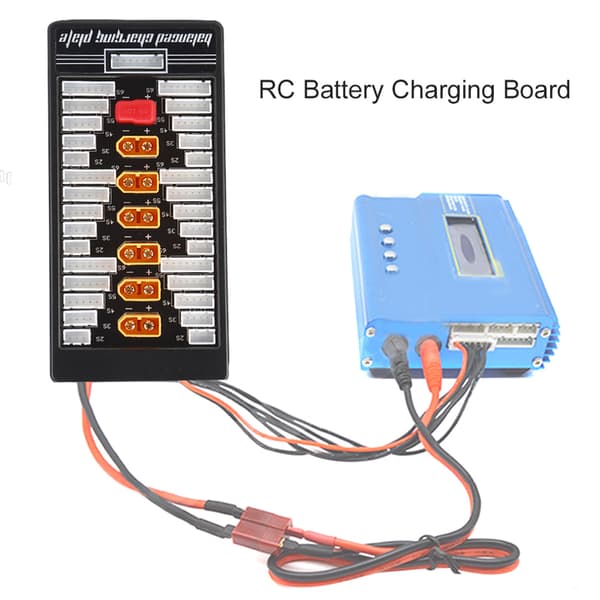 XT60 4.0 Bananplugg Parallell Ladebrett RC Batteri Para Brett Svart