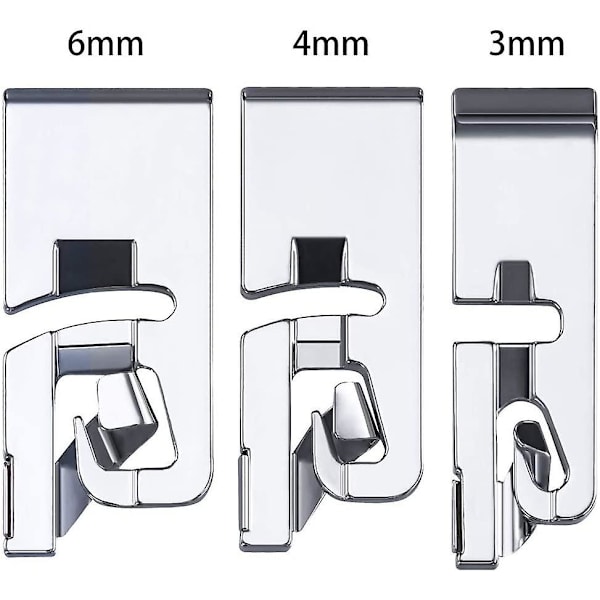 3 kpl kapeavalssattu ompelukoneen set , joka sopii kotitalouksien monitoimiompelukoneisiin (3 mm, 4 mm ja 6 mm)