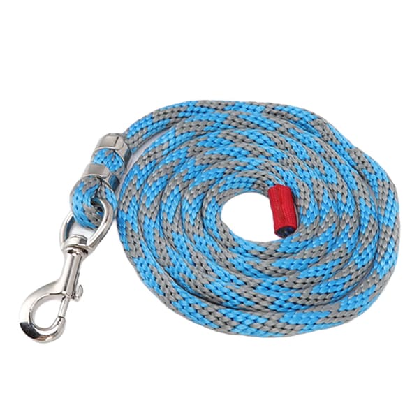 Kraftig Heste Lead Rope i Nylon, 2 meter Lang, Blå Grå Husdyr Træning