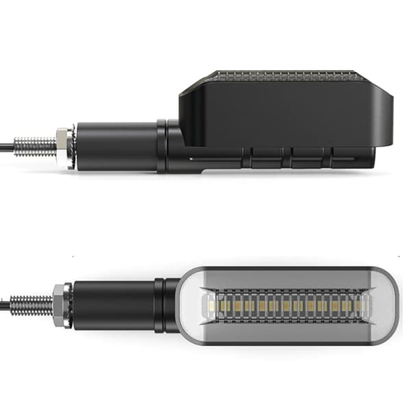 2 stk. 12V Motorcykel LED Blinklys Flowing Marker Lampe Universal til Modifikation