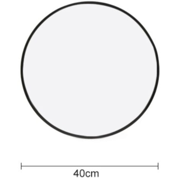 Badrumsspegel, rund 40 cm i diameter