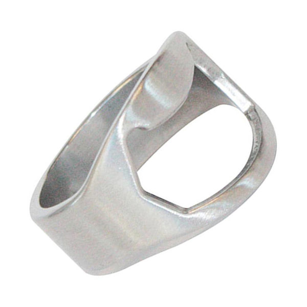 5st Coola Män Rostfritt Stål Finger Ring Flasköppnare Bar Pub Party Beer Tool Gift
