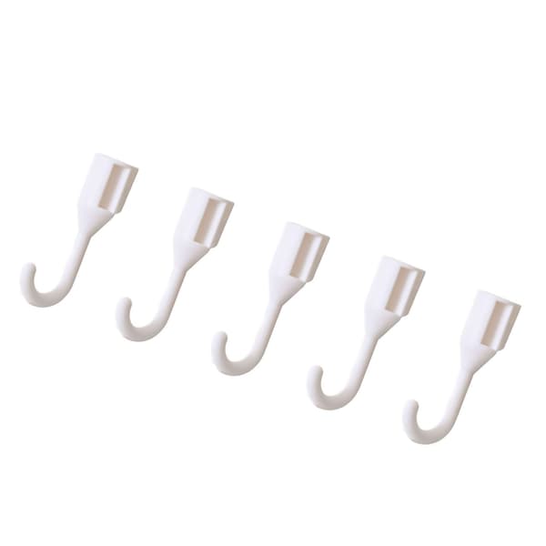5 Håls Skiva Display Rack Mount Pegboard Krok Kombination Väggorganisatör Vit