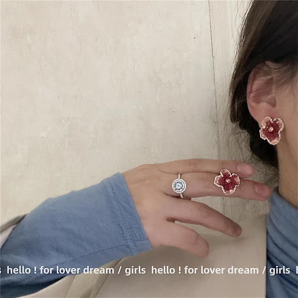 Øreringe New Arrival Flower Stud Girls&#39; Modesmykker Ac2502
