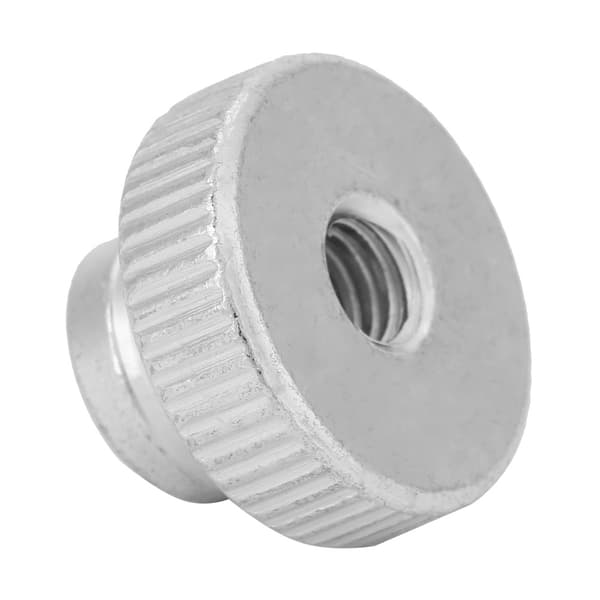 Hög Typ Räfflad Tumgrepp Mutter GB806 M6 6x20 5 st Kolstål