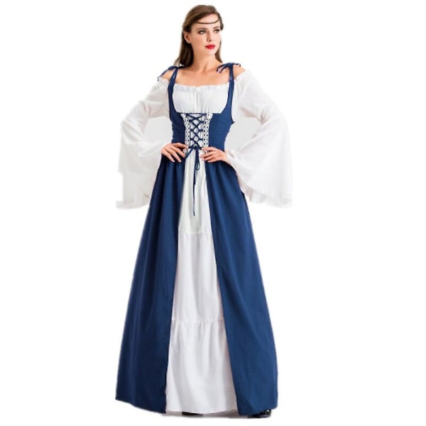 Gothic Court Floor Dress för damer3 L