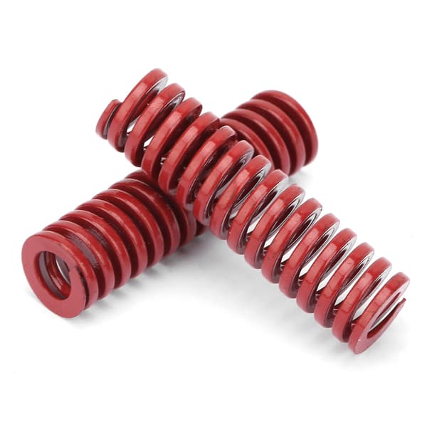 Hög Precision Medium Belastning Stål Röd Formfjäder 2st OD 10mm ID 5mm TM10x35mm