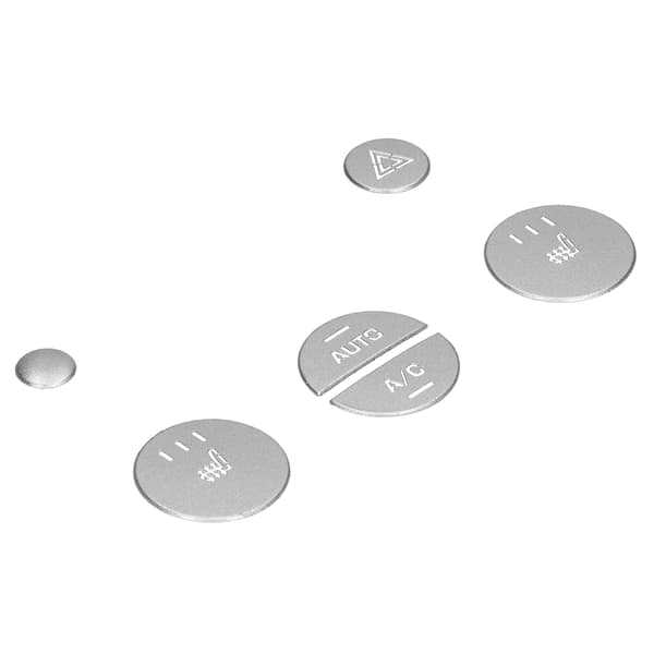 6 stk. Dekseltrim for midtkonsollknapp, erstatning for Land Rover Range Rover Evoque 2012‑2018