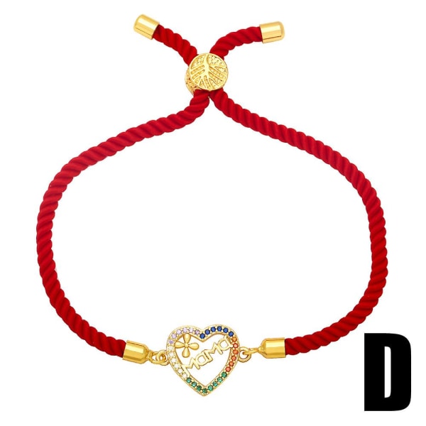 Armbånd gave til mor Zircon Mama Heart Stud Fashion smykker Ac8340 D