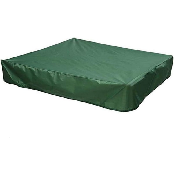 Sandkassecover Vandtæt støvtæt solskærm Sandbox Cover Grøn (150X150cm)