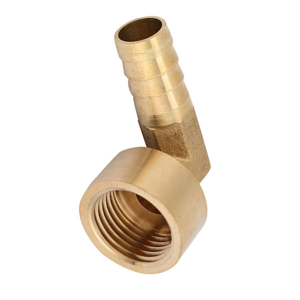 Messing Albue Slange Studs Fitting 12mm G1/2 Indvendigt Gevind Adapter